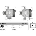DENSO Generator DAN1071 DENSO Generator DAN1071