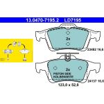 Bremsbelagsatz Ford T. C-Max/Focus/Kuga/Transit 03- Keramik 13.0470-7195.2 Bremsbelagsatz Ford T. C-Max/Focus/Kuga/Transit 03- Keramik 13.0470-7195.2