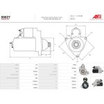 S0027 AS-PL Anlasser (Starter) 12 V 1,1 kW 9 Zähne S0027