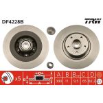 TRW Bremsscheibe DF4228BS TRW Bremsscheibe DF4228BS