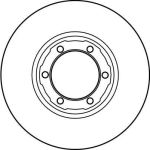 TRW Bremsscheibe DF1416 TRW Bremsscheibe DF1416