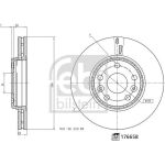FEBI BILSTEIN Bremsscheibe 176658 FEBI BILSTEIN Bremsscheibe 176658