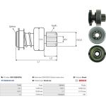 Freilaufgetriebe, Starter SD0129_BOSCH Freilaufgetriebe, Starter SD0129_BOSCH