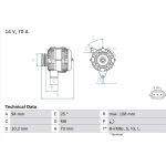 Bosch Lichtmaschine 0 986 045 891 Bosch Lichtmaschine 0 986 045 891