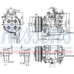Nissens Klimakompressor PKW 890195 Nissens Klimakompressor PKW 890195