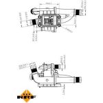 NRF Kühlmittelthermostat 725163 NRF Kühlmittelthermostat 725163