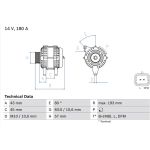Bosch Lichtmaschine 0 986 081 330