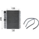 MAHLE Wärmetauscher, Innenraumheizung AH 87 000P MAHLE Wärmetauscher, Innenraumheizung AH 87 000P