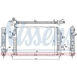 Nissens Wasserkühler PKW 630705 Nissens Wasserkühler PKW 630705