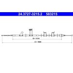 ATE Handbremsseil 24.3727-3215.2 ATE Handbremsseil 24.3727-3215.2