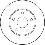 TRW Bremsscheibe DF1647 TRW Bremsscheibe DF1647