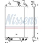 Nissens Wasserkühler PKW 617547 Nissens Wasserkühler PKW 617547