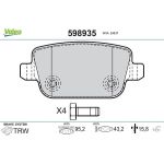Valeo Bremsbelagsatz 598935