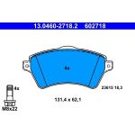 ATE Bremsbelagsatz Land Rover Vorderachse Freelander 1.8-2.5 V6 4x4 00-06 13.0460-2718.2 ATE Bremsbelagsatz Land Rover Vorderachse Freelander 1.8-2.5 V6 4x4 00-06 13.0460-2718.2