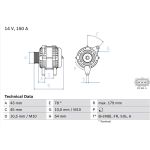 Bosch Lichtmaschine 0 986 049 161 Bosch Lichtmaschine 0 986 049 161