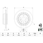 Bremsscheibe 0 986 479 D49 Bremsscheibe 0 986 479 D49