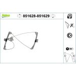 Valeo Fensterheber 851629 Valeo Fensterheber 851629