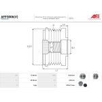 AFP3006(V) AS-PL Lichtmaschinenfreilauf AFP3006(V) AFP3006(V) AS-PL Lichtmaschinenfreilauf AFP3006(V)