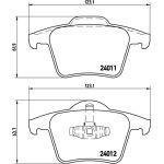 BREMBO Bremsklötze HA P 86 019 BREMBO Bremsklötze HA P 86 019
