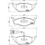 BREMBO Bremsklötze VA P 85 063 BREMBO Bremsklötze VA P 85 063