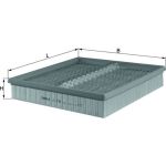 MAHLE Luftfilter LX 736