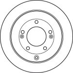TRW Bremsscheibe Hinterachse DF4937