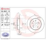 40 482 027 Bremsscheibe HA 08.B557.10 40 482 027 Bremsscheibe HA 08.B557.10