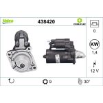 Valeo Anlasser 438420 Valeo Anlasser 438420