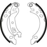 40 461 029 Bremsbacken GS8473 40 461 029 Bremsbacken GS8473
