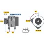 Lichtmaschine 0 986 041 810