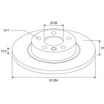 VALEO Bremsscheibe 672597