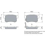 0 986 461 006 Bosch Bremsbelagsatz 0 986 461 006 0 986 461 006 Bosch Bremsbelagsatz 0 986 461 006