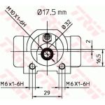 TRW Radbremszylinder BWC227 TRW Radbremszylinder BWC227