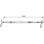 Handbremsseil 1987477820 Handbremsseil 1987477820
