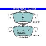 Bremsbelagsatz Renault T. Laguna 1,6-3,5 07- Keramik 13.0470-7251.2 Bremsbelagsatz Renault T. Laguna 1,6-3,5 07- Keramik 13.0470-7251.2