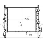 MAHLE Kühler, Motorkühlung CR 490 000S MAHLE Kühler, Motorkühlung CR 490 000S