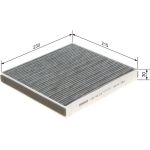 Aktivkohlefilter 1987432319 Aktivkohlefilter 1987432319