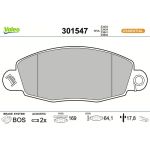 Valeo Bremsbelagsatz 301547 Valeo Bremsbelagsatz 301547