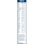 Bosch Wischerblatt 550U 3397004585 Bosch Wischerblatt 550U 3397004585