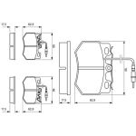 Bosch Bremsbelagsatz 0 986 424 376 Bosch Bremsbelagsatz 0 986 424 376
