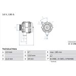 Bosch Lichtmaschine 0 986 049 000 Bosch Lichtmaschine 0 986 049 000