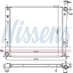 Nissens Wasserkühler PKW 606488 Nissens Wasserkühler PKW 606488
