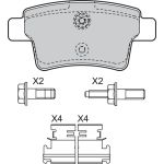 Valeo Bremsbelagsatz 598936 Valeo Bremsbelagsatz 598936