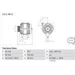 Lichtmaschine 0 986 044 300 Lichtmaschine 0 986 044 300