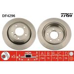 TRW Bremsscheibe DF4296 TRW Bremsscheibe DF4296