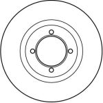 TRW Bremsscheibe DF2642 TRW Bremsscheibe DF2642