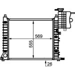 Kühler, Motorkühlung CR 679 000P Kühler, Motorkühlung CR 679 000P