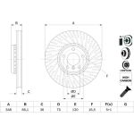 Bremsscheibe VA re 0 986 479 E18 Bremsscheibe VA re 0 986 479 E18