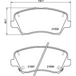 BREMBO Bremsklötze VA P 30 123 BREMBO Bremsklötze VA P 30 123