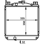MAHLE Kühler, Motorkühlung CR 655 000S MAHLE Kühler, Motorkühlung CR 655 000S